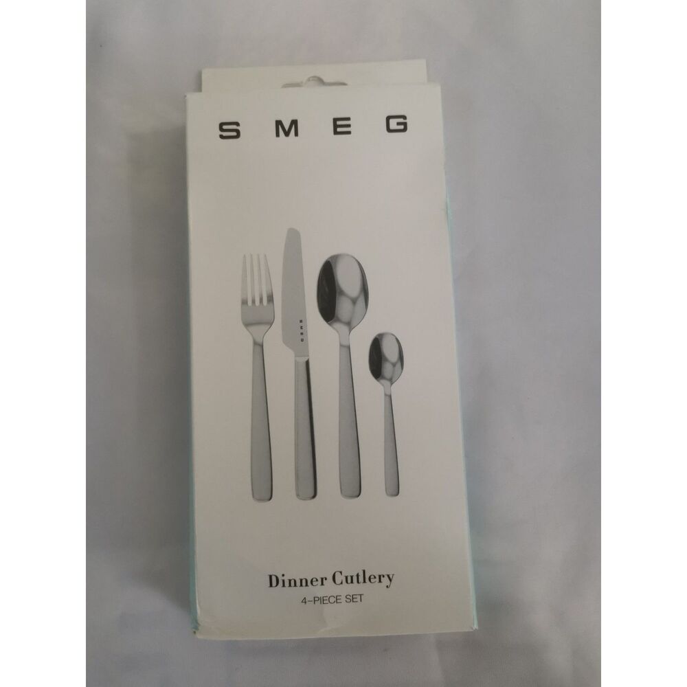 SMEG Stainless Steel 4 Piece Cutlery Set European-Style